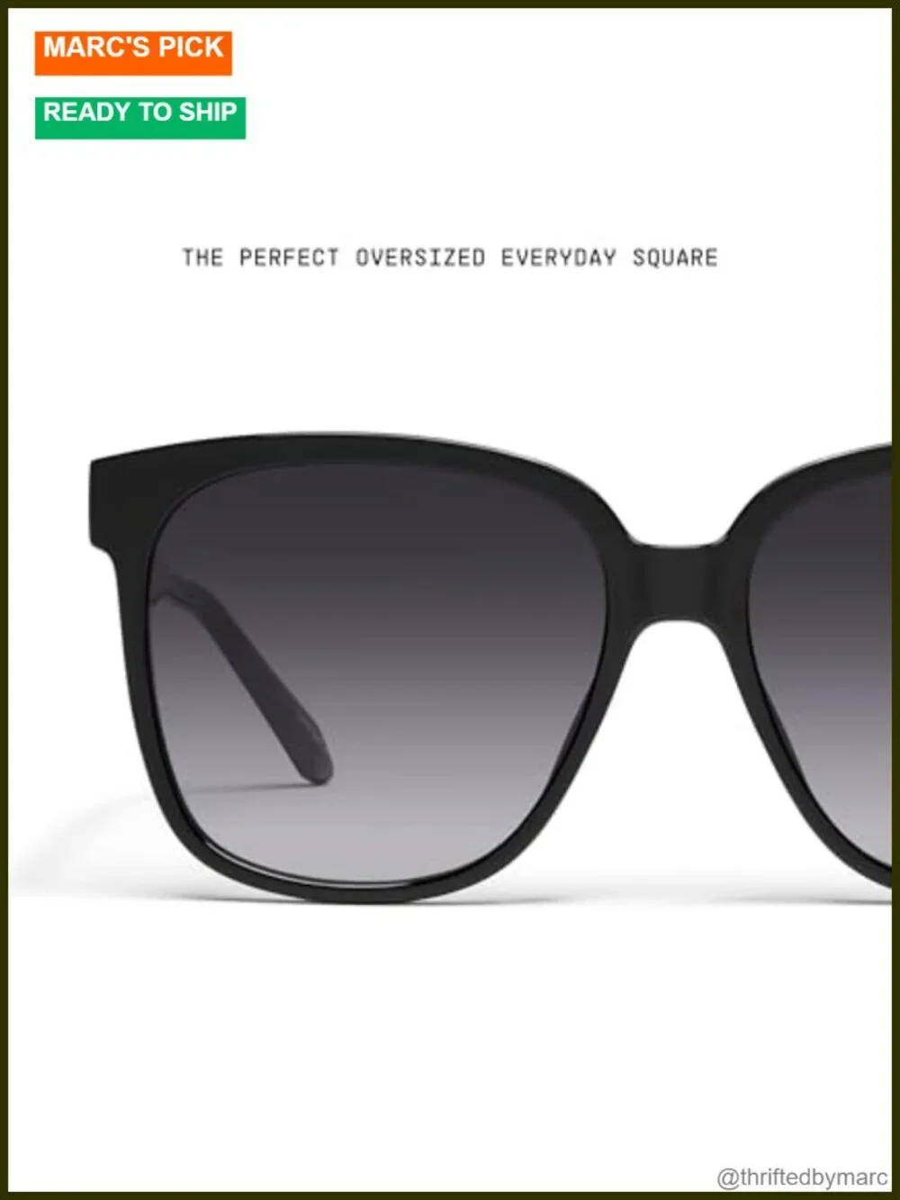 Quay Wide Awake Square Sunglasses Women UV Protection